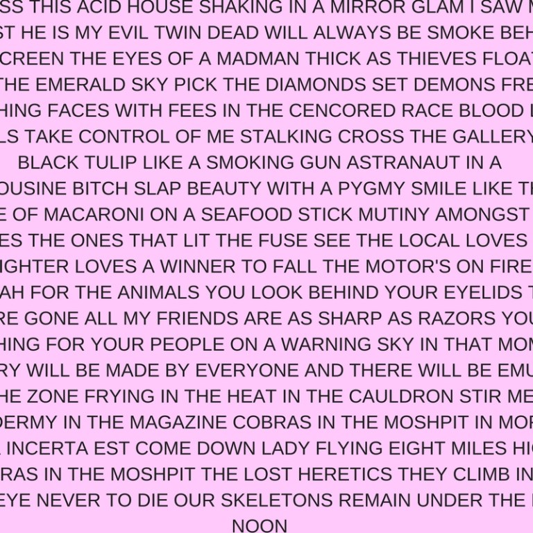 Visual Poem Schipakina